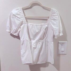 Abercrombie smocked babydoll top